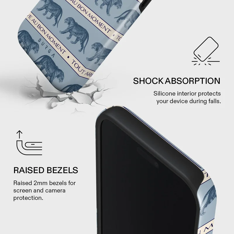 Burga iPhone 17 Pro Max Bon Moment Burga iPhone 17 Pro Max Bon Moment Premium Case Compatible with Hybrid Dual-Layer Hard Shell + Silicone Protection - Scratch-Resistant Shockproof Mobile Cover  | Best Price UAE